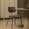 Woood Eetkamerstoel Link Bruin/Grijs