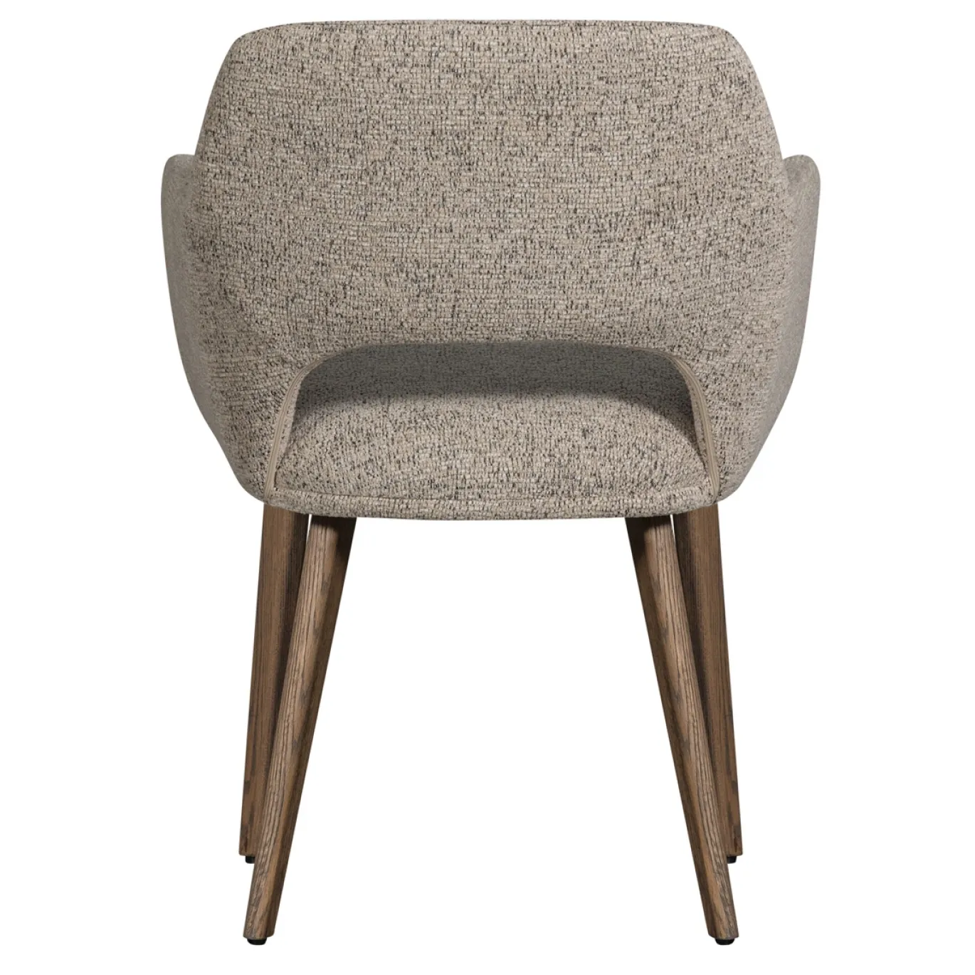Woood Eetkamerstoel Murat Naturel Met Houten Poot Mystic Brown