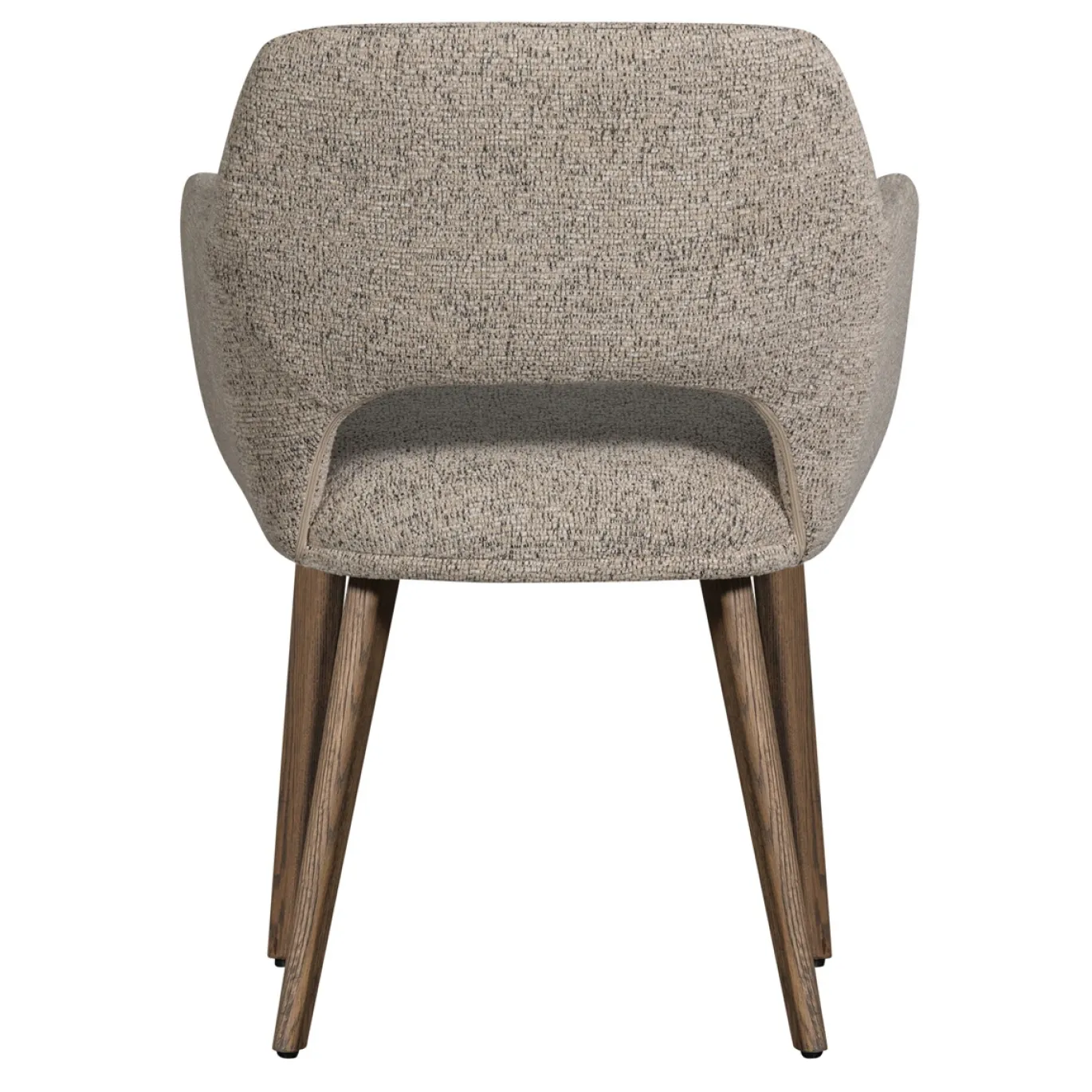Woood Eetkamerstoel Murat Naturel Met Houten Poot Mystic Brown