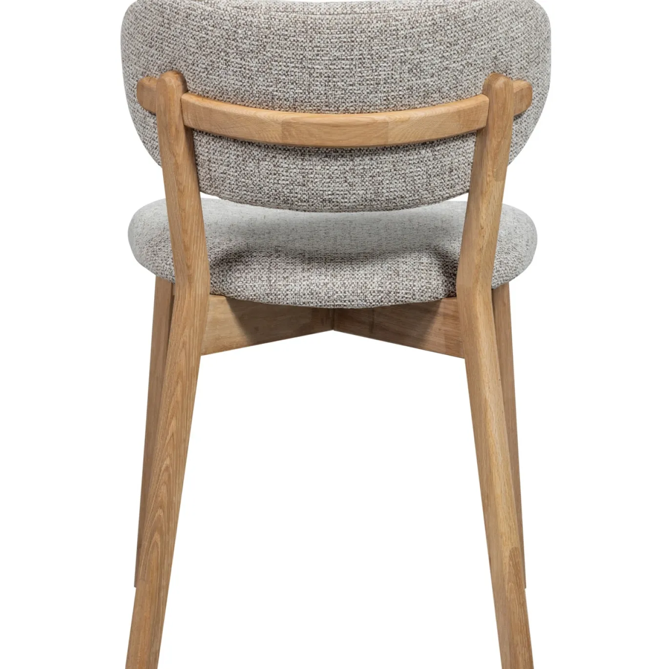 Woood Eetkamerstoel Udar Met Houten Frame Naturel
