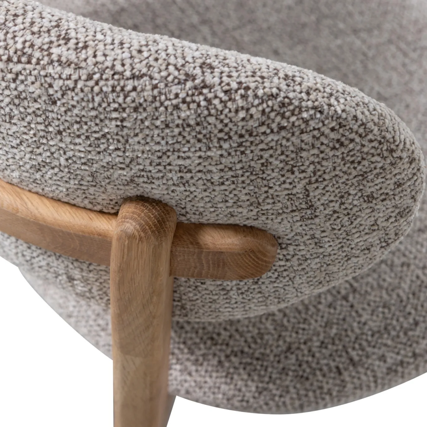 Woood Eetkamerstoel Udar Met Houten Frame Naturel