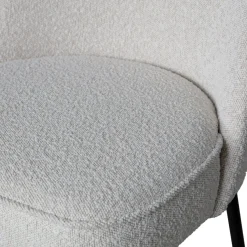 Woood Eetkamerstoel Vogue Bouclé Naturel