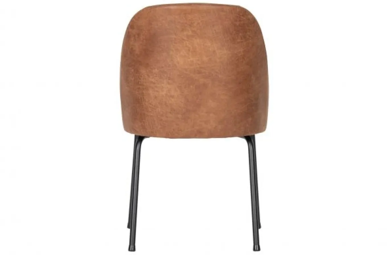 Woood Eetkamerstoel Vogue Cognac Leer