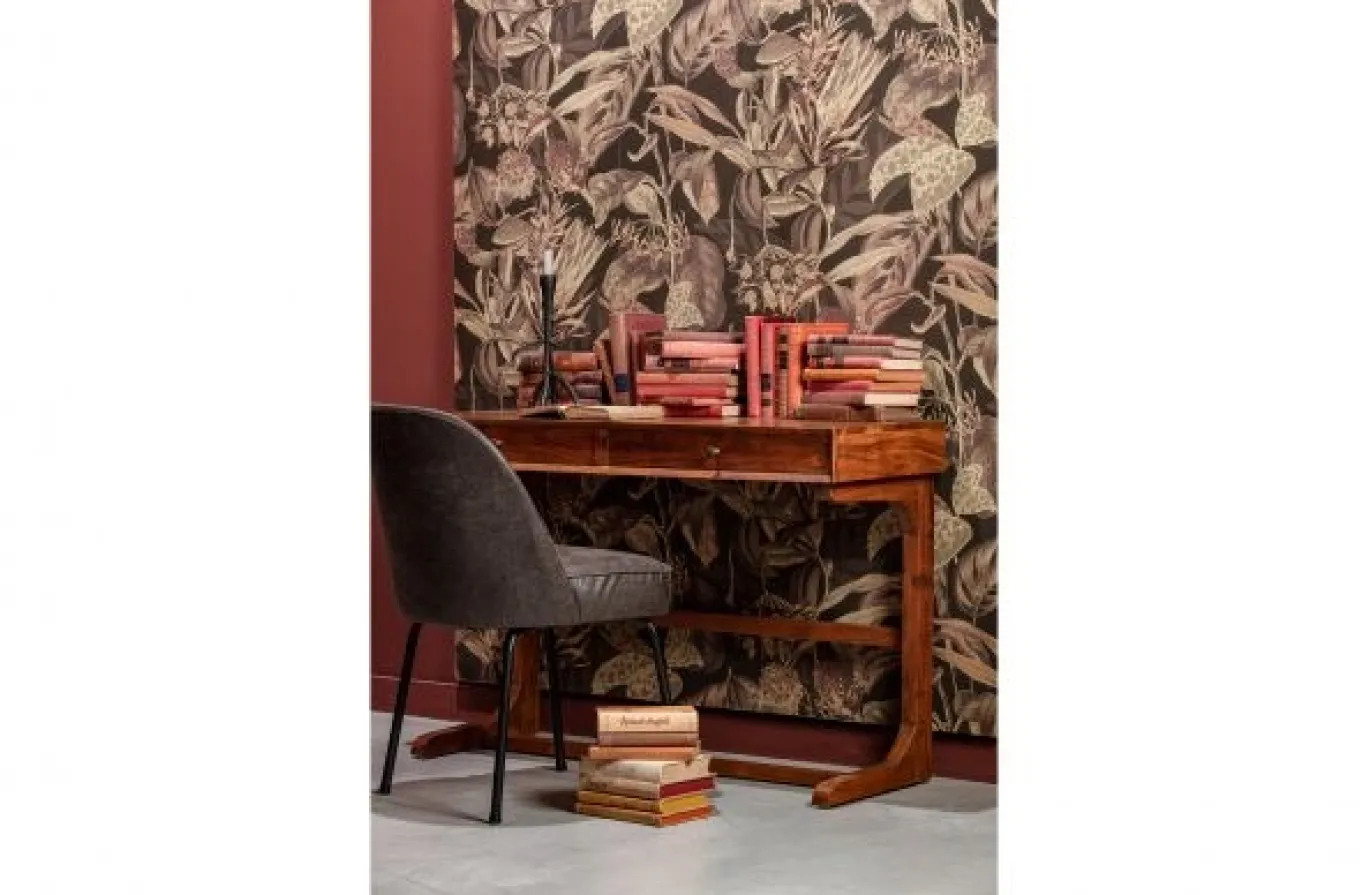 Woood Eetkamerstoel Vogue Zwart Leer