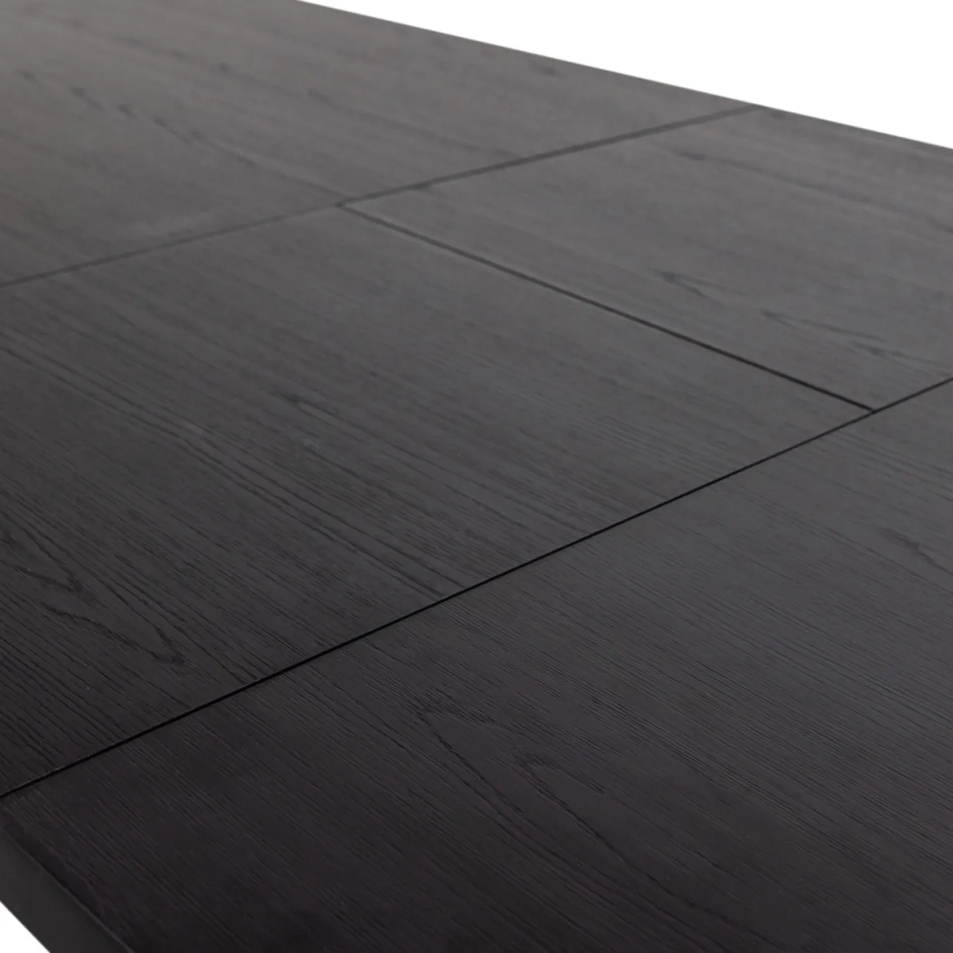 Woood Eettafel Arros Uitschuifbaar 180-220x90cm Mdf Zwart