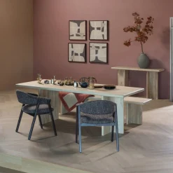 Woood Eettafel Ato 220x90cm Mangohout Naturel