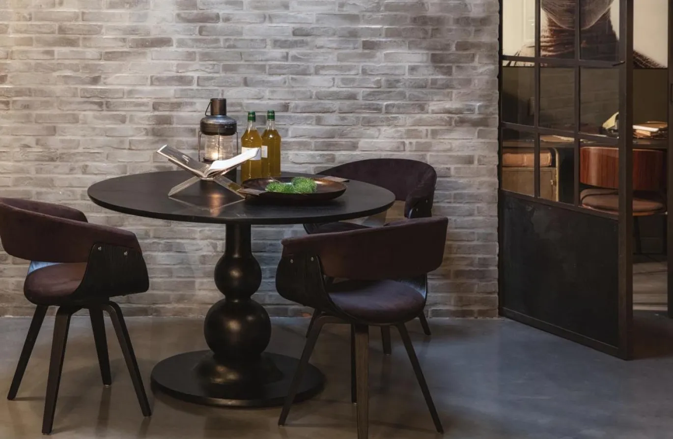Woood Eettafel Blanco Zwart