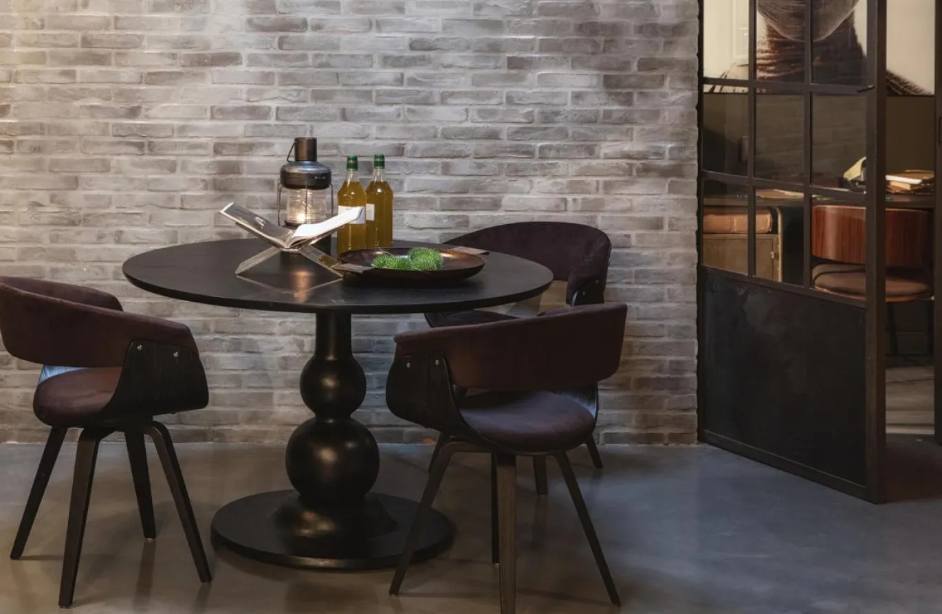 Woood Eettafel Blanco Zwart