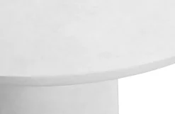 Woood Eettafel Damon Betonlook Wit Ø100cm