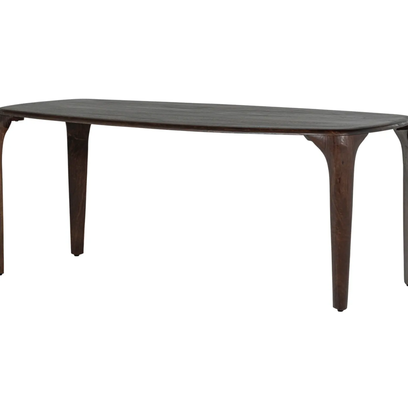 Woood Eettafel Fiore Mangohout Donkerbruin 190x95cm