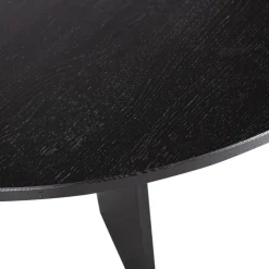 Woood Eettafel Fries Eiken Blacknight Ø129cm