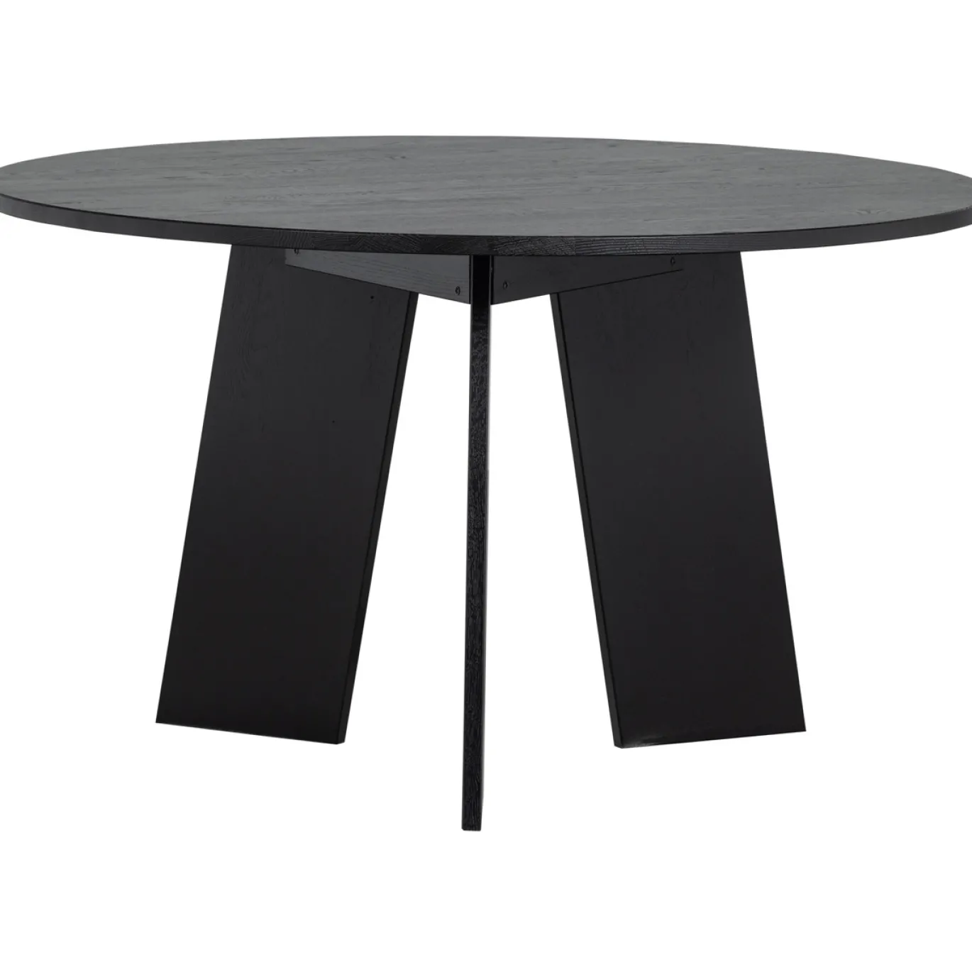 Woood Eettafel Fries Eiken Blacknight Ø129cm