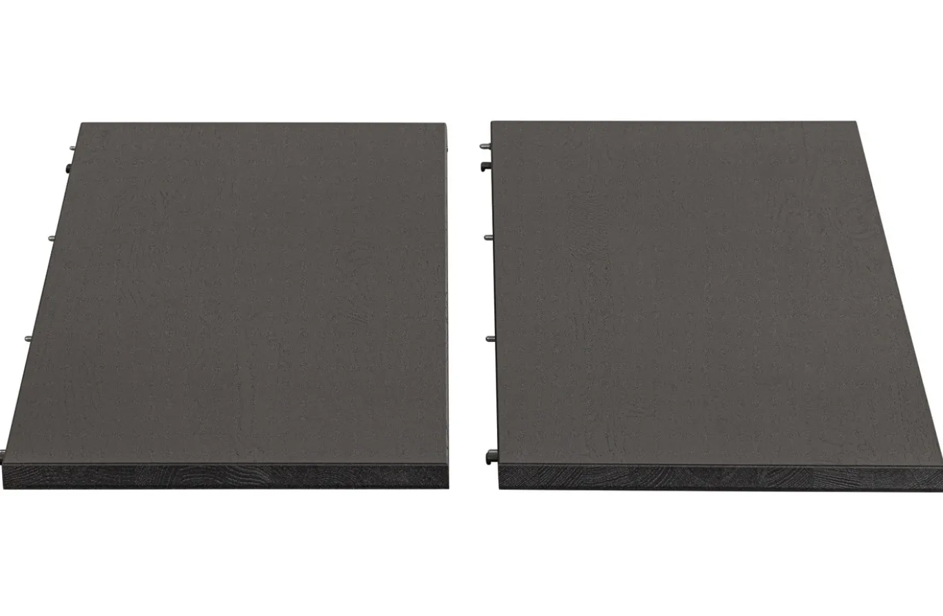 Woood Eettafel Lange Jan Uitschuifbaar Rond Eiken Blacknight
