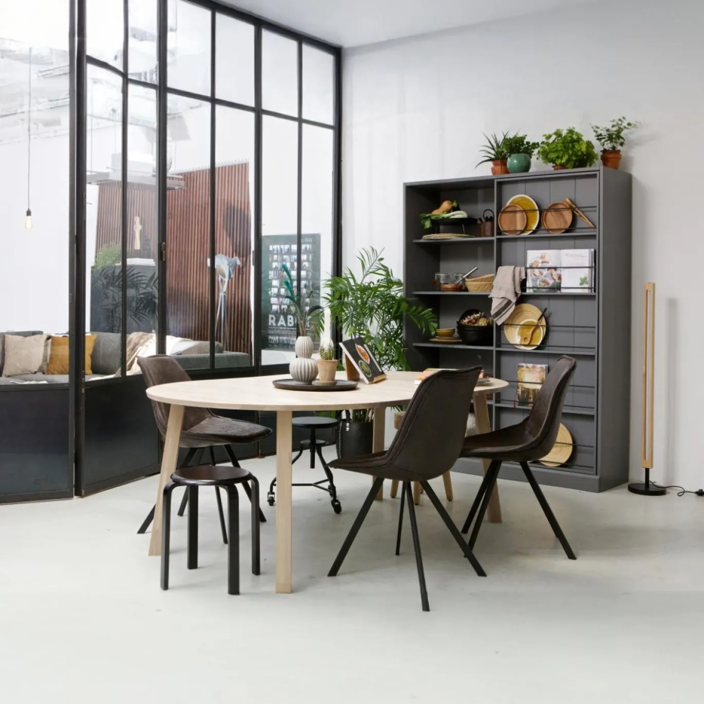 Woood Eettafel Lange Jan Uitschuifbaar Rond Eiken Sydney