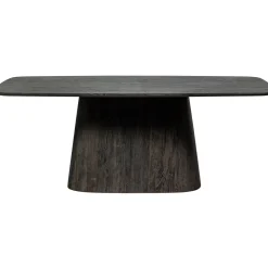 Woood Eettafel Leah Donkerbruin 200cm