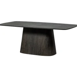 Woood Eettafel Leah Donkerbruin 200cm