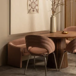 Woood Eettafel Limit Walnoot Ø130cm