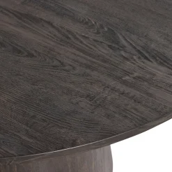 Woood Eettafel Maan Donkerbruin Ø120cm