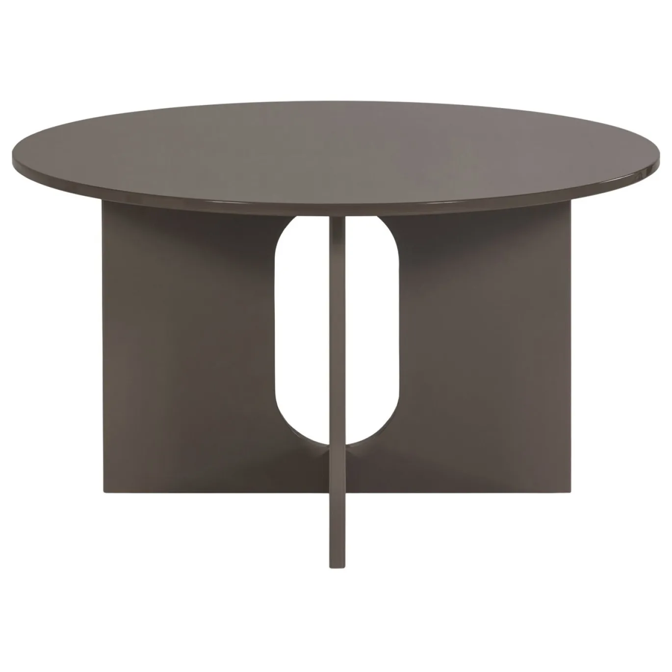 Woood Eettafel Marvo MDF Mokkabruin Ø130cm