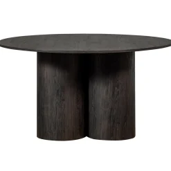 Woood Eettafel Oona Donkerbruin Ø140cm