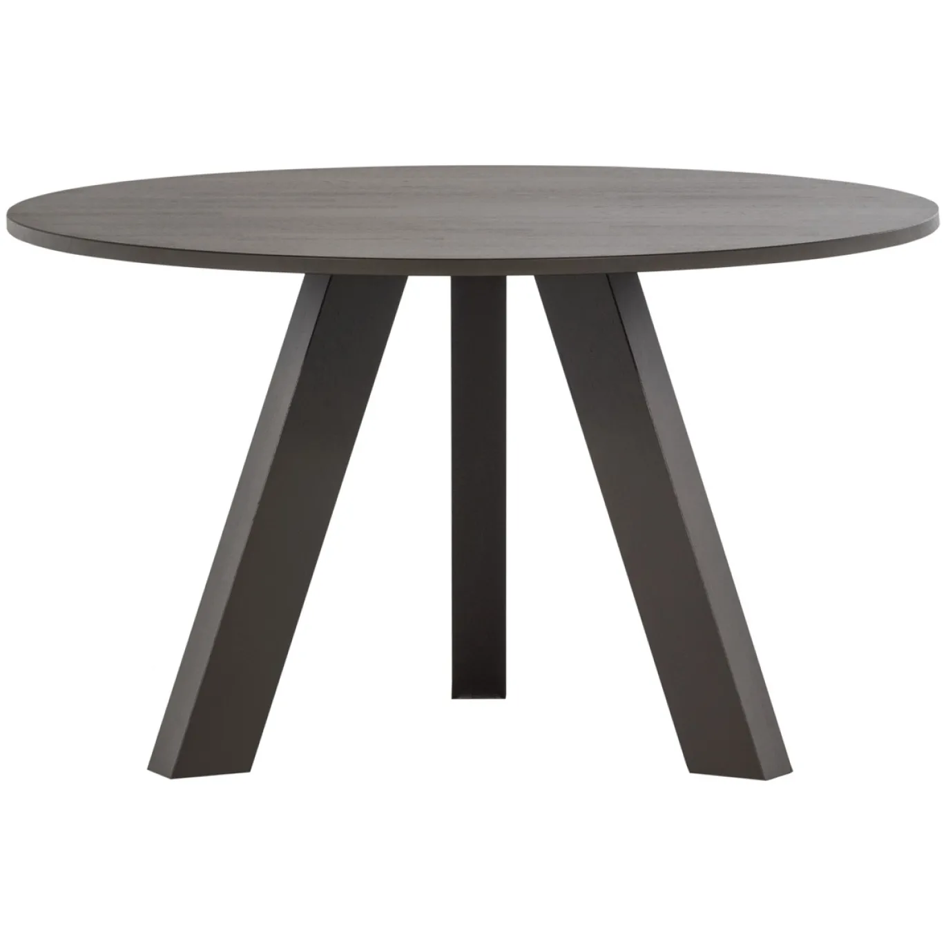 Woood Eettafel Rhonda Ø129cm Eiken Middenbruin
