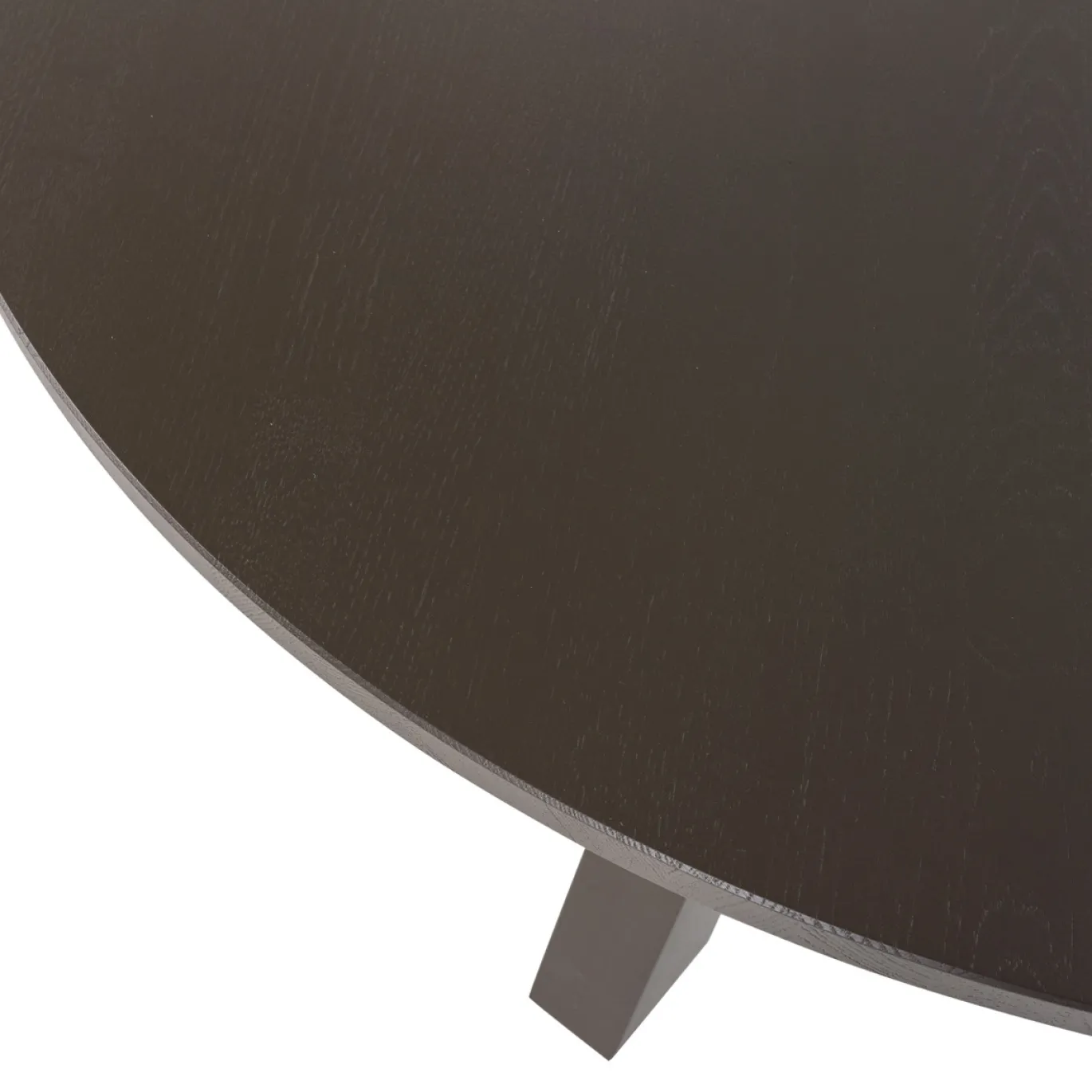 Woood Eettafel Rhonda Ø129cm Eiken Middenbruin