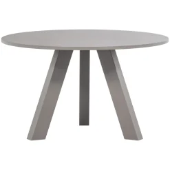 Woood Eettafel Rhonda Ø129cm Eiken Warmgrijs