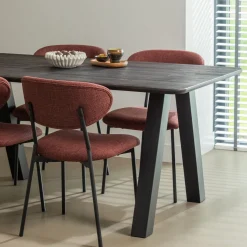 Woood Eettafel Tablo Afgerond Vl 160x90cm Mystic Brown