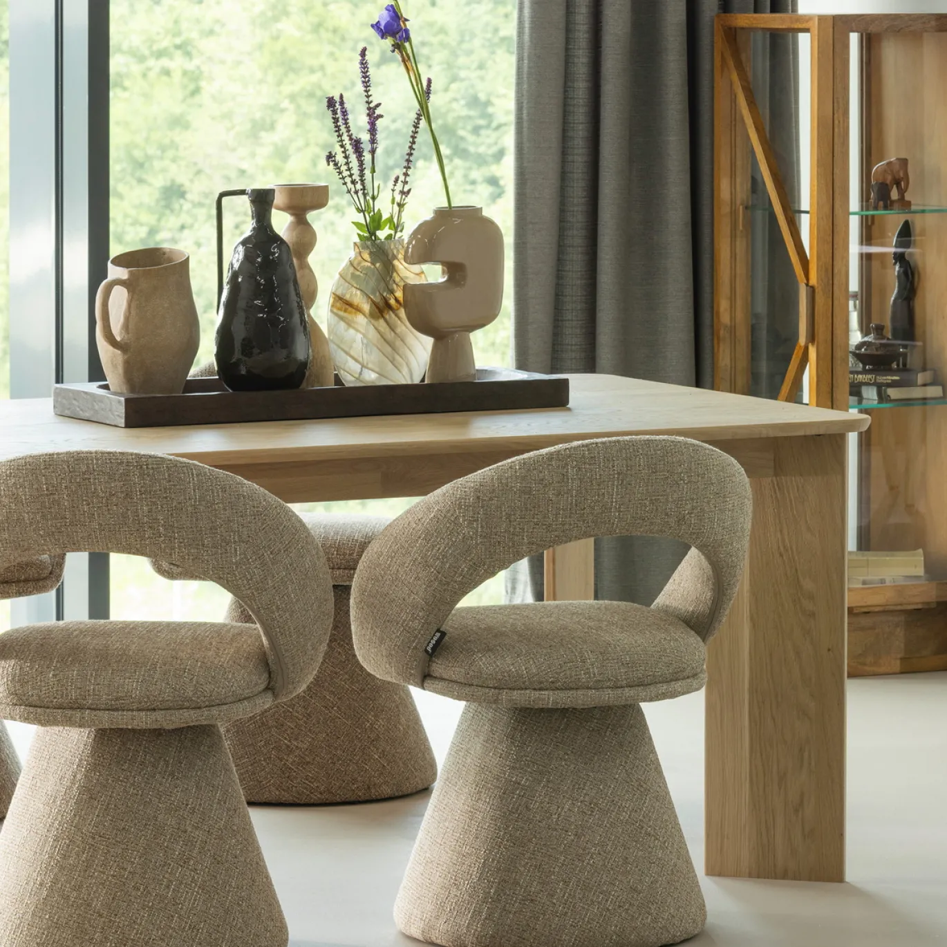 Woood Eettafel Tablo Afgerond Dl 180x100cm Transparant