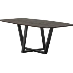 Woood Eettafel Tablo Deens Ovaal Dl 220x100cm Mystic Brown