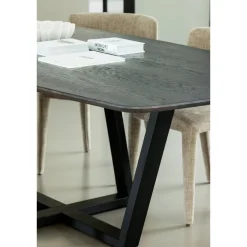 Woood Eettafel Tablo Deens Ovaal Dl 220x100cm Mystic Brown