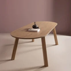 Woood Eettafel Tablo Ovaal Vl 220x90cm Pebble Grey