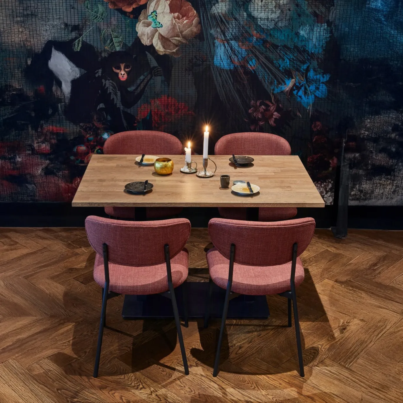 Woood Eettafel Tablo Recht Vl 120x80cm Cashmere Brown
