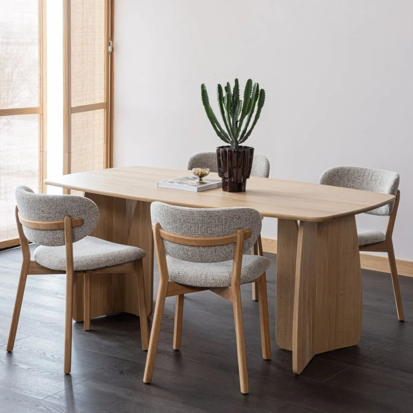 Woood Eettafel Veere Deens Ovaal Naturel 180cm