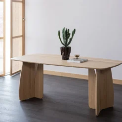 Woood Eettafel Veere Deens Ovaal Naturel 180cm