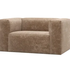 Woood Fauteuil Bean Chenille Velvet Taupe