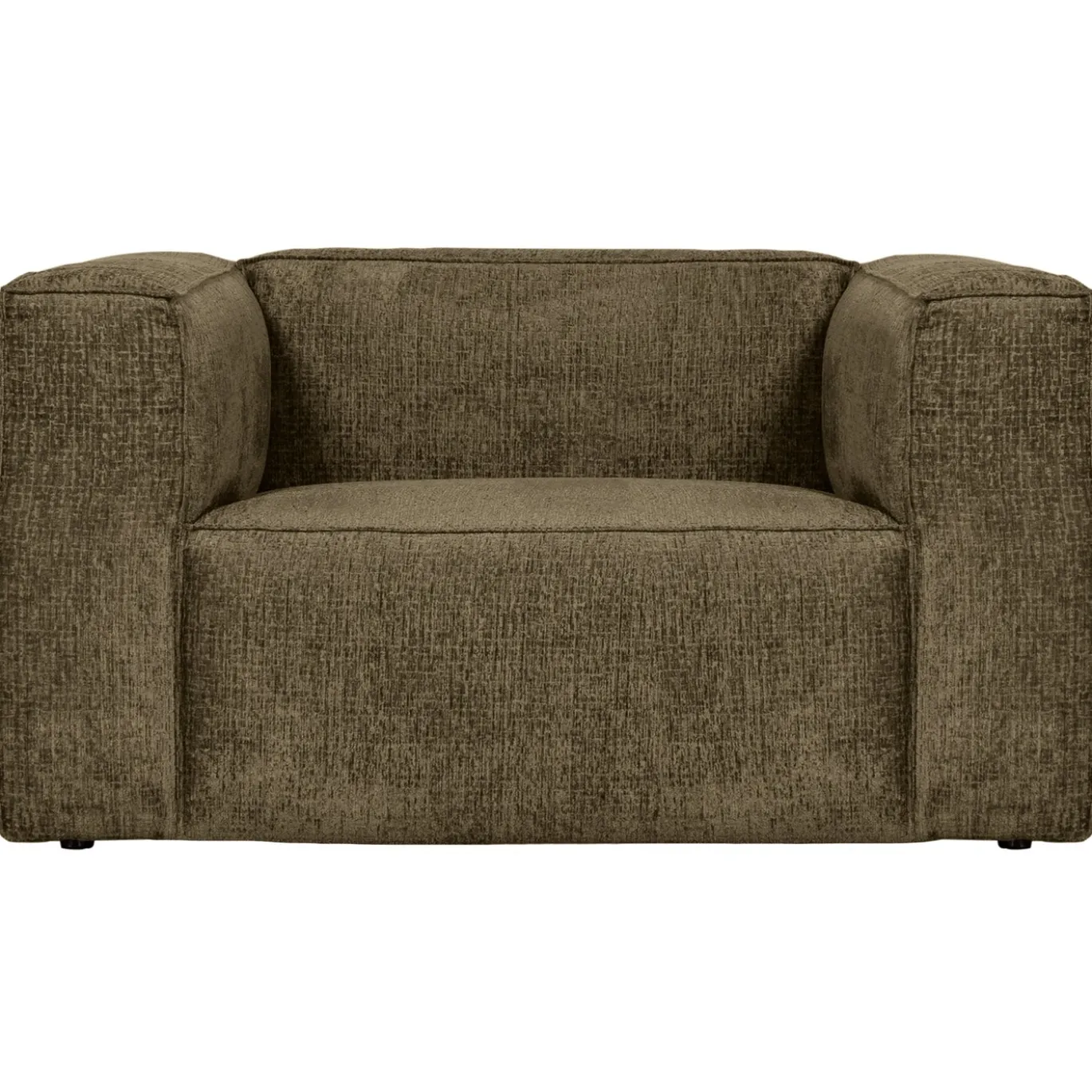 Woood Fauteuil Bean Velvet Moss