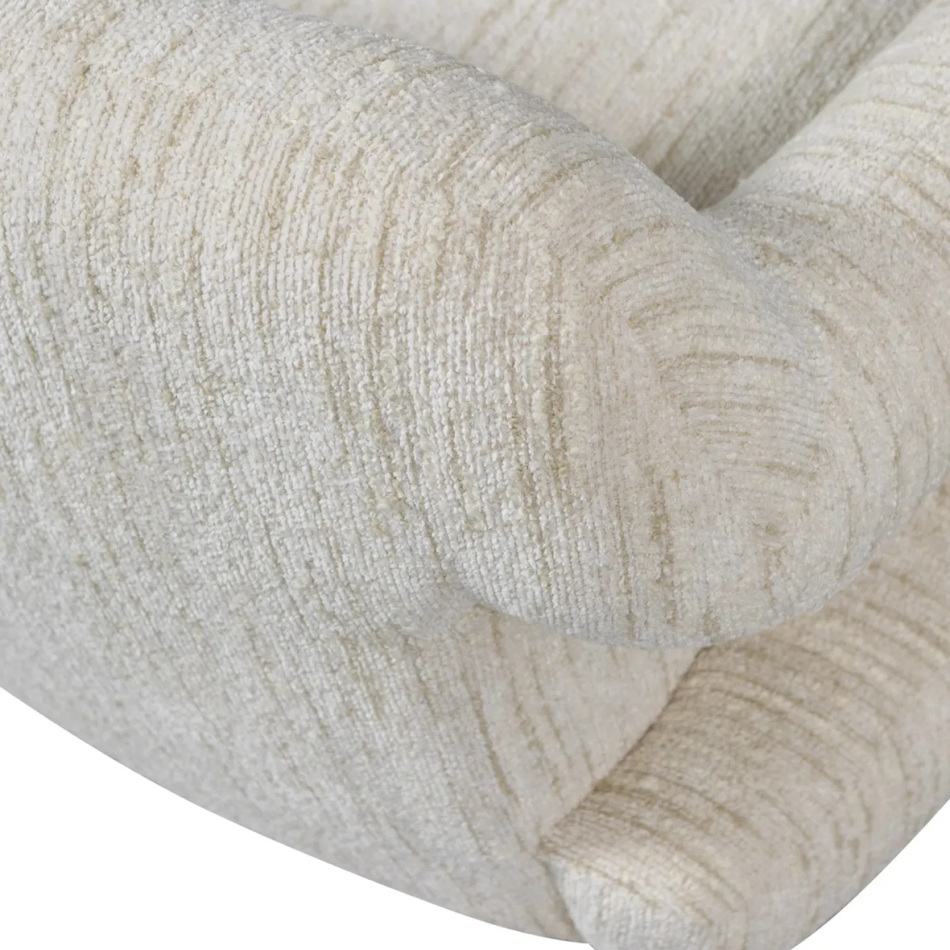 Woood Fauteuil Folke Chenille Naturel Melange