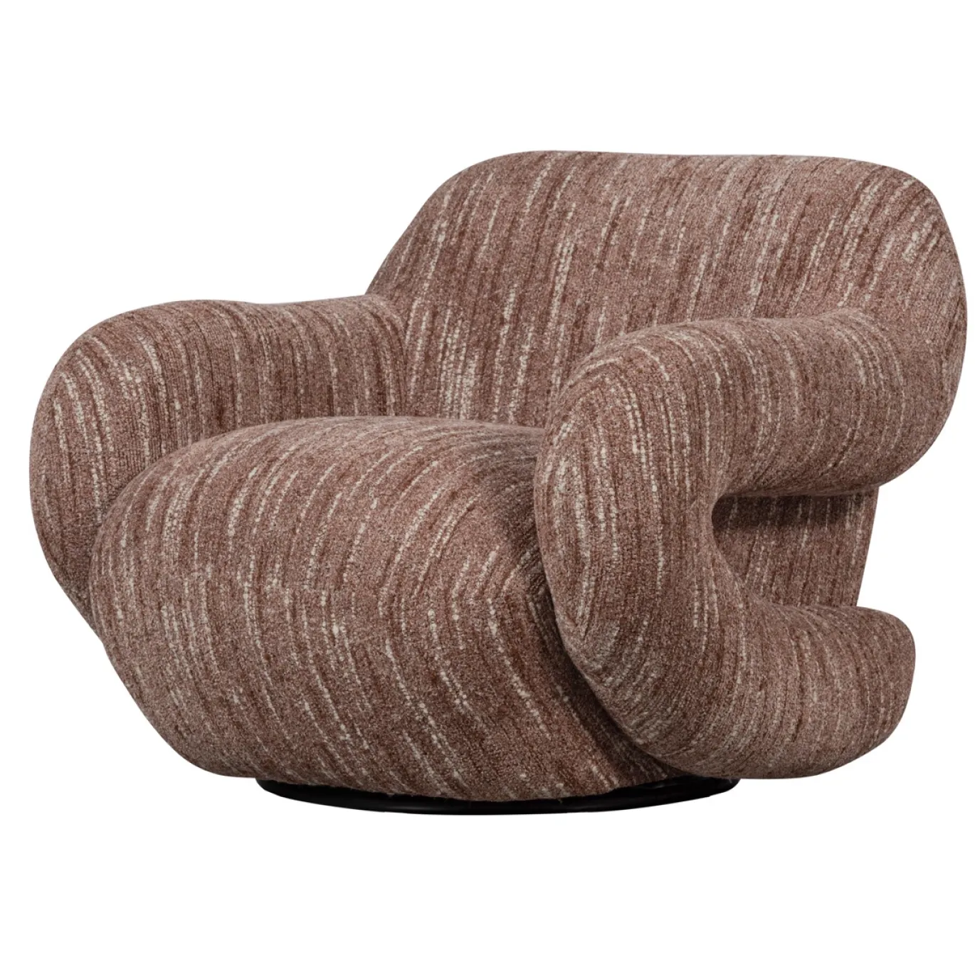 Woood Fauteuil Folke Chenille Oudroze Melange