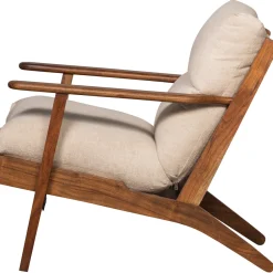 Woood Fauteuil Houston Bouclé/Acacia