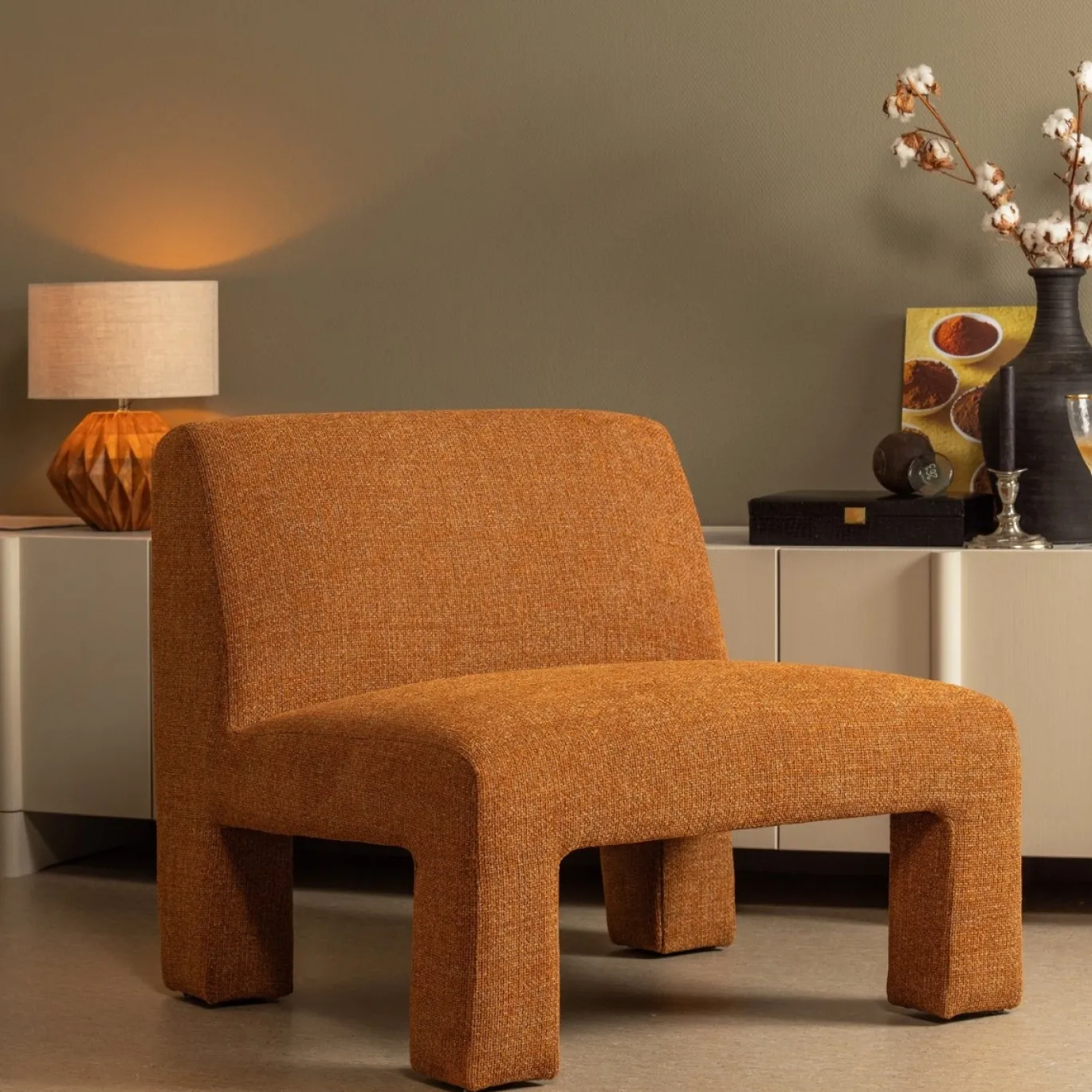 Woood Fauteuil Lavid Ginger