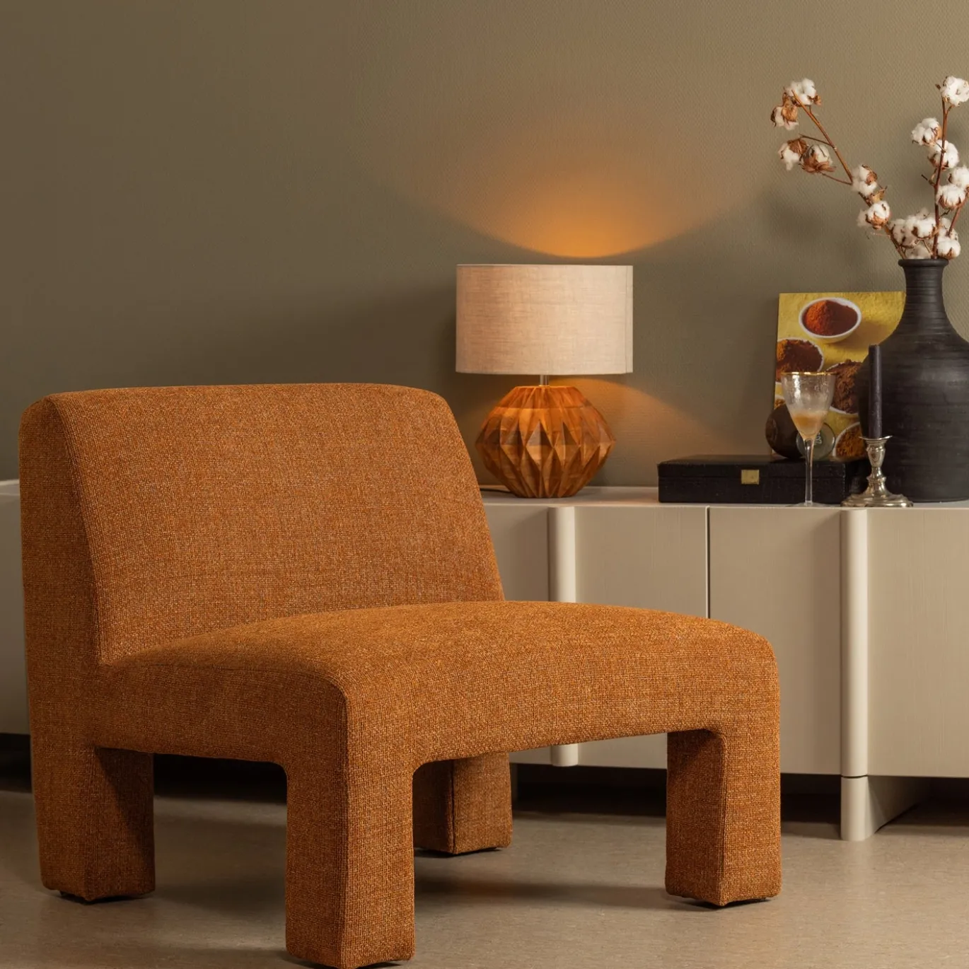 Woood Fauteuil Lavid Ginger