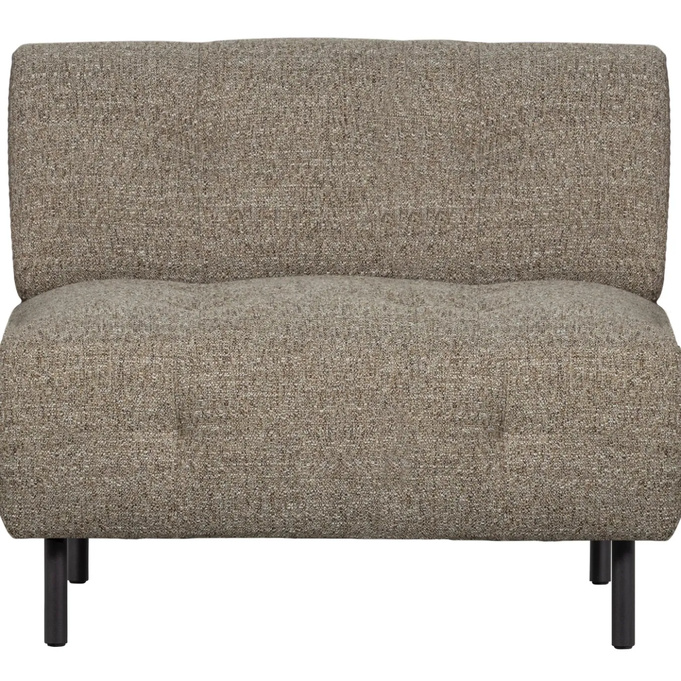 Woood Fauteuil Lloyd Grof Geweven Bruin Melange