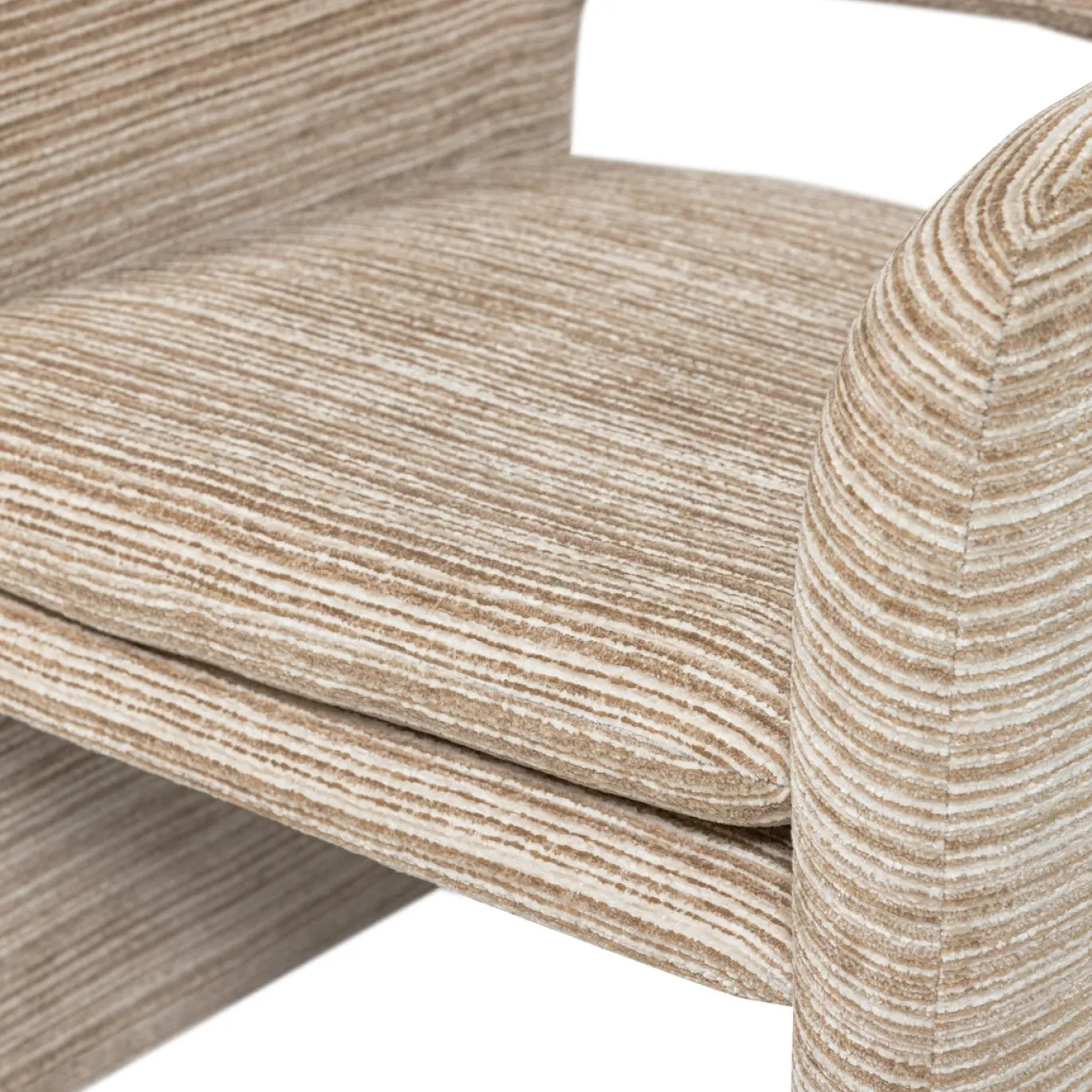 Woood Fauteuil Lyric Streep Dessin Naturel