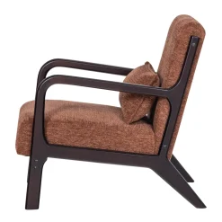 Woood Fauteuil Mark Chenille Bruin