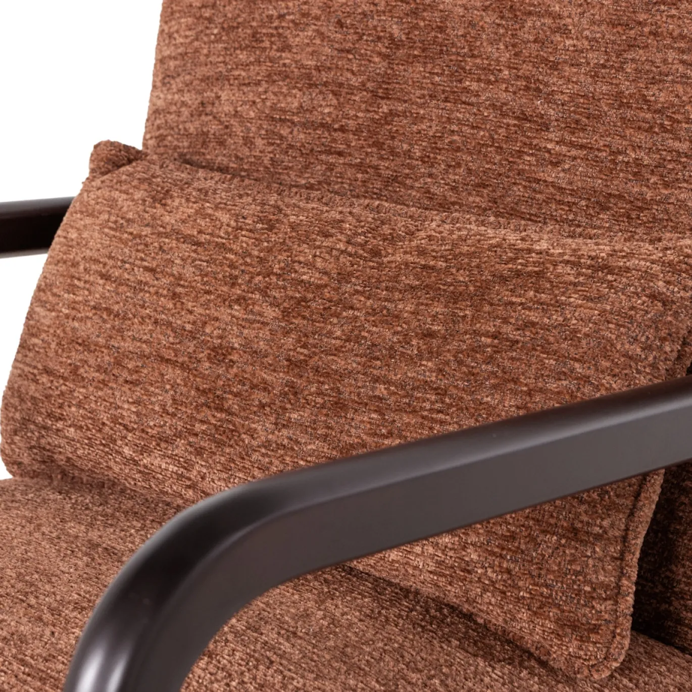 Woood Fauteuil Mark Chenille Bruin