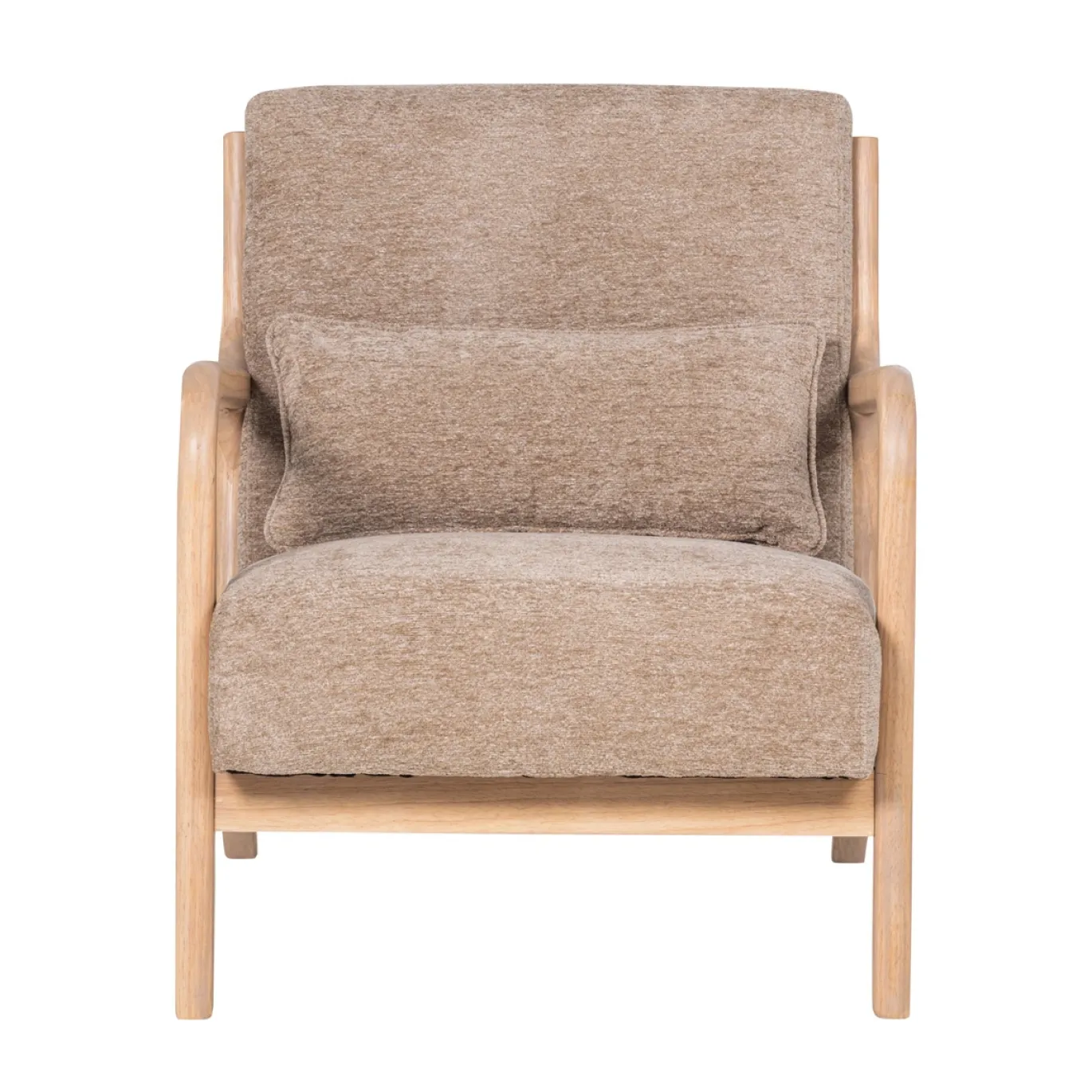 Woood Fauteuil Mark Chenille Zand
