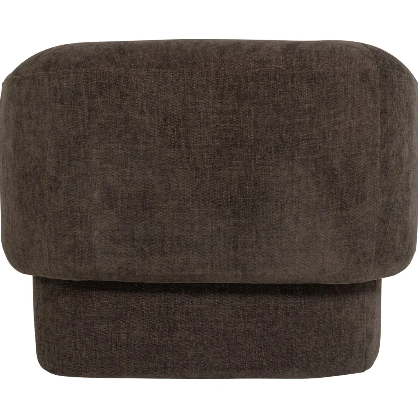 Woood Fauteuil Moru Chenille Donkerbruin