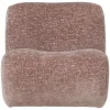 Woood Fauteuil Nomu Craquele Velvet Lichtroze