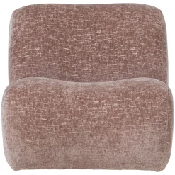 Woood Fauteuil Nomu Craquele Velvet Lichtroze